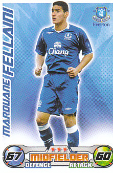 Marouane Fellaini Everton 2008/09 Topps Match Attax #104